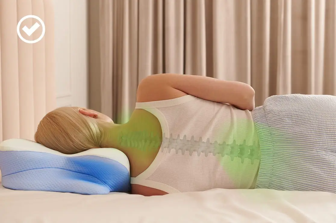 Good sleep posture with Derila Ergo